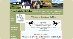 Desktop Screenshot of brooksidestables.com